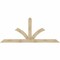 Ekena Millwork Richland Rough Sawn Timber Gable Bracket, Douglas Fir, 108"W x 45"H x 2"D x 6"F, 10/12 Pitch GBW108X45X0206RIC00RDF - alternate 1